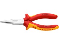 Knipex Polguľaté kliešte s čepieľkami, chróm., izol.viac.návleky, VDE, 160 mm