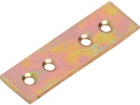 Plochá spojka 50 mm x 15 mm pozinkovaná žltá