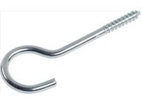 Skrutkovací hák zahnutý priemer 3,3 mm x 60 mm pozinkovaný, 5 ks
