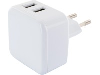 Schwaiger Nabíjací USB adaptér 230 V 2 x USB port pre zásuvku