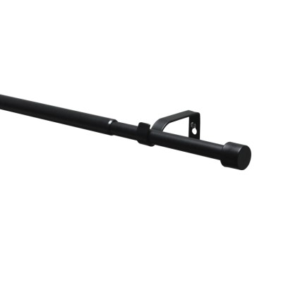 Gardinia Záclonová súprava Kos čierna matná 1 tyč pr. 16/19 mm, 190-340 cm