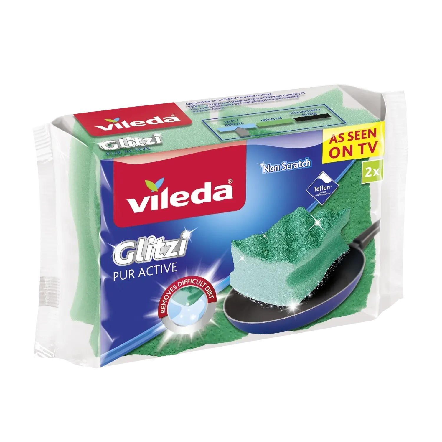 E-shop Vileda Hubka vysoká PUR Active 2 ks
