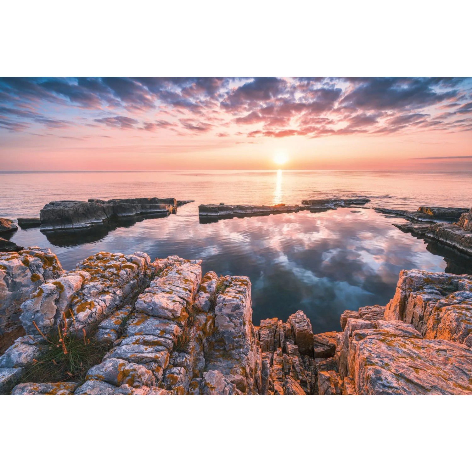 E-shop Komar Vliesová fototapeta Spiegelküste 368 x 248 cm