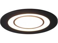 Trio Vstavané LED bodové svietidlo Core 5 W, 450 lm čierne matné