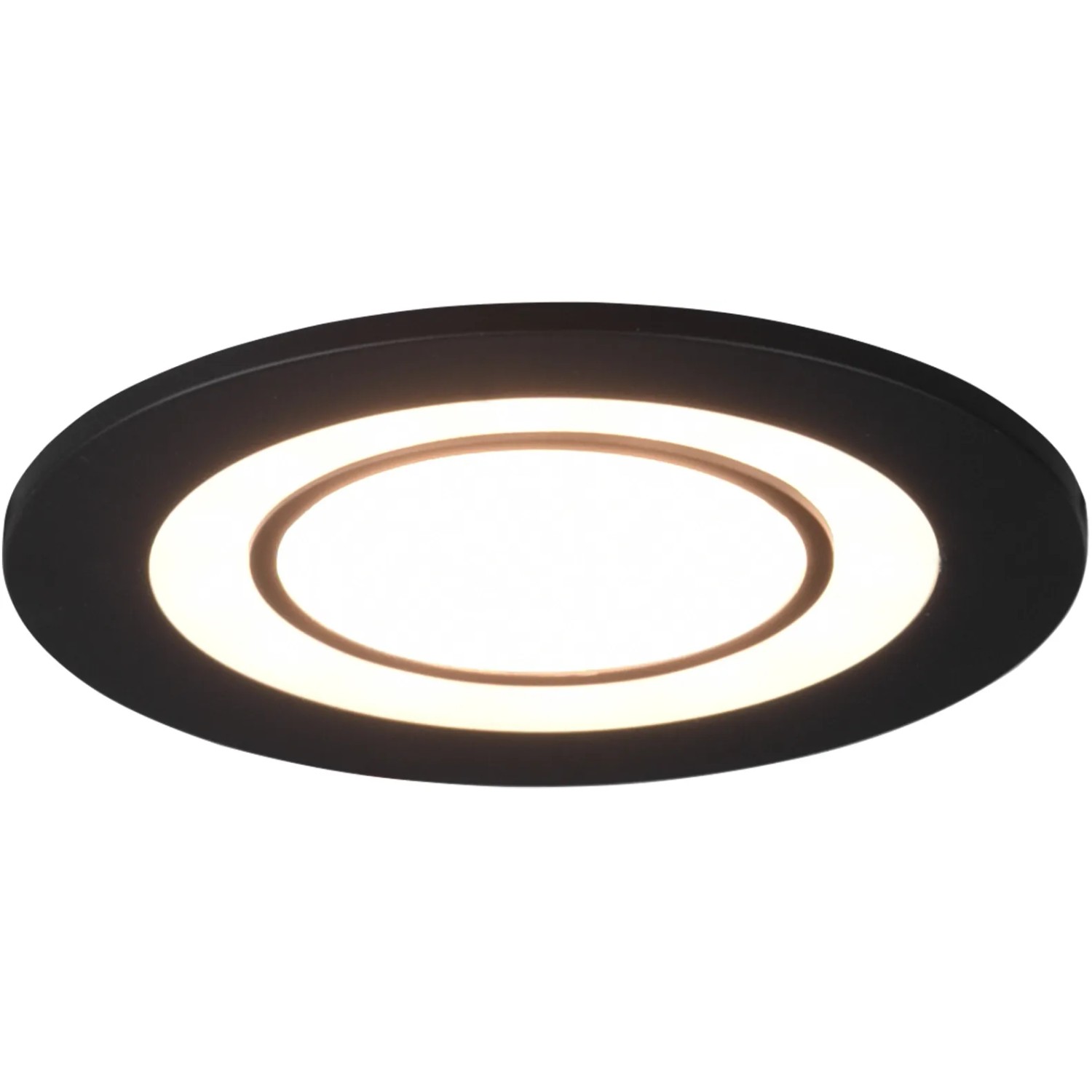 E-shop Trio Vstavané LED bodové svietidlo Core 5 W, 450 lm čierne matné