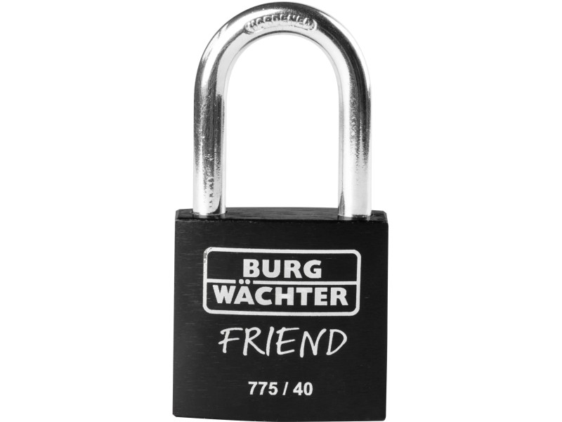 Cadenas à Cylindre BURG-WÄCHTER Friend 35 - Aluminium, Couleur Violet, Arceau Verrouillage 2 Points - 9