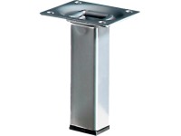 Hettich Nábytková noha hranatá, hliník, 25 x 25 x 100 mm