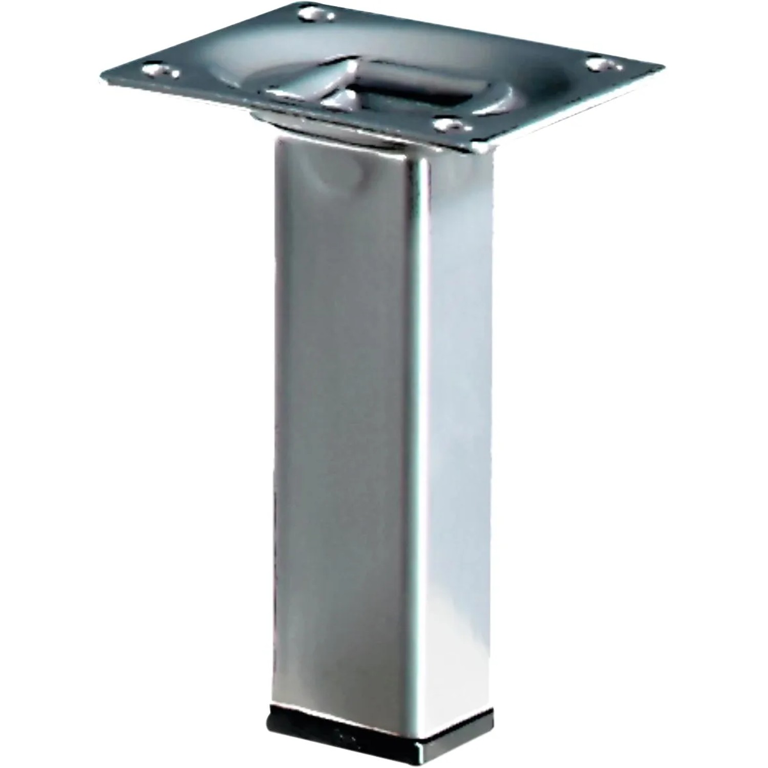 E-shop Hettich Nábytková noha hranatá, hliník, 25 x 25 x 100 mm
