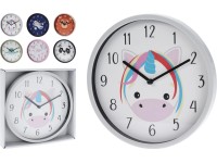 Koopman Nástenné hodiny s detským motívom, rôzne druhy, pr. 22 x 3,6 cm, 1 ks