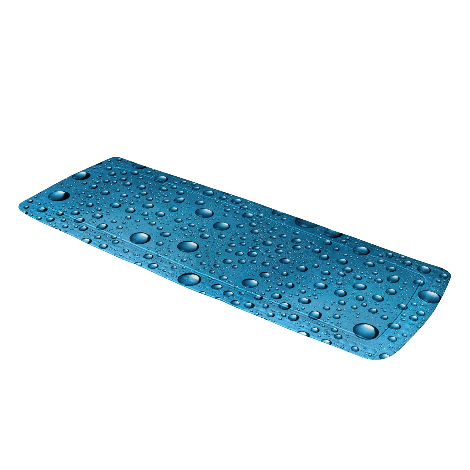 E-shop Kleine Wolke Podložka do vane Bubble námornícka modrá 36 x 92 cm