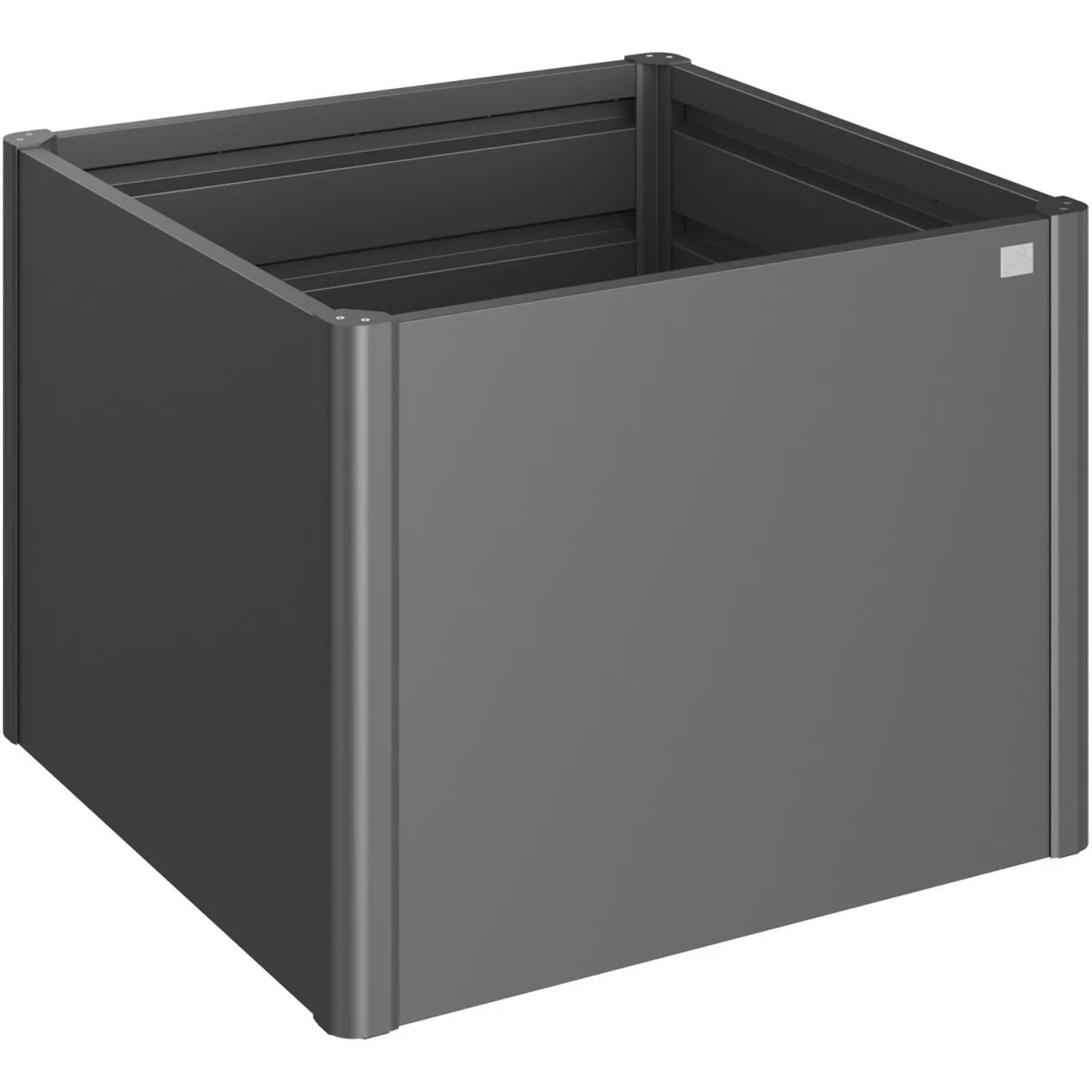 E-shop Biohort Vyvýšený záhon 1 x 1 tmavo sivý, 102 x 102 x 77 cm