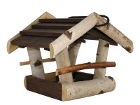 Krmítko pre vtáky breza/pínia hnedá 25 x 25 x 25 cm Krmítko pre vtáky breza/pínia hnedá 25 x 25 x 25 cm