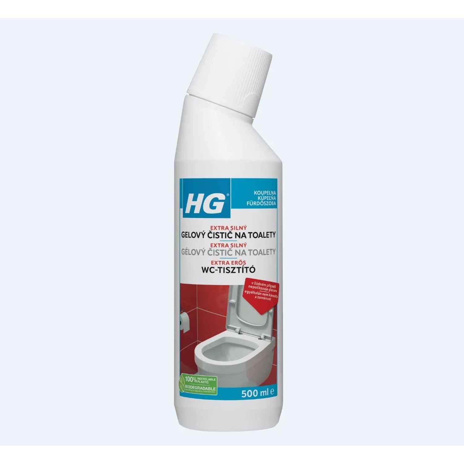 E-shop HG Extra silný čistič na toalety 500 ml