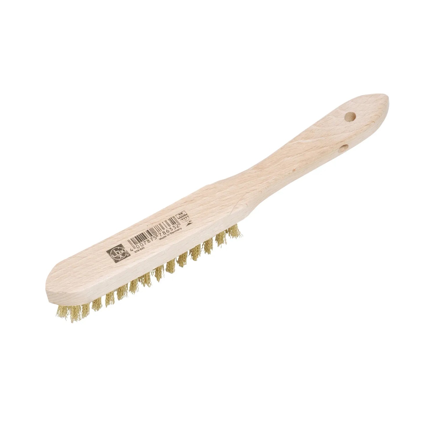 E-shop LUX-TOOLS drôtená kefa mosadz 3radová