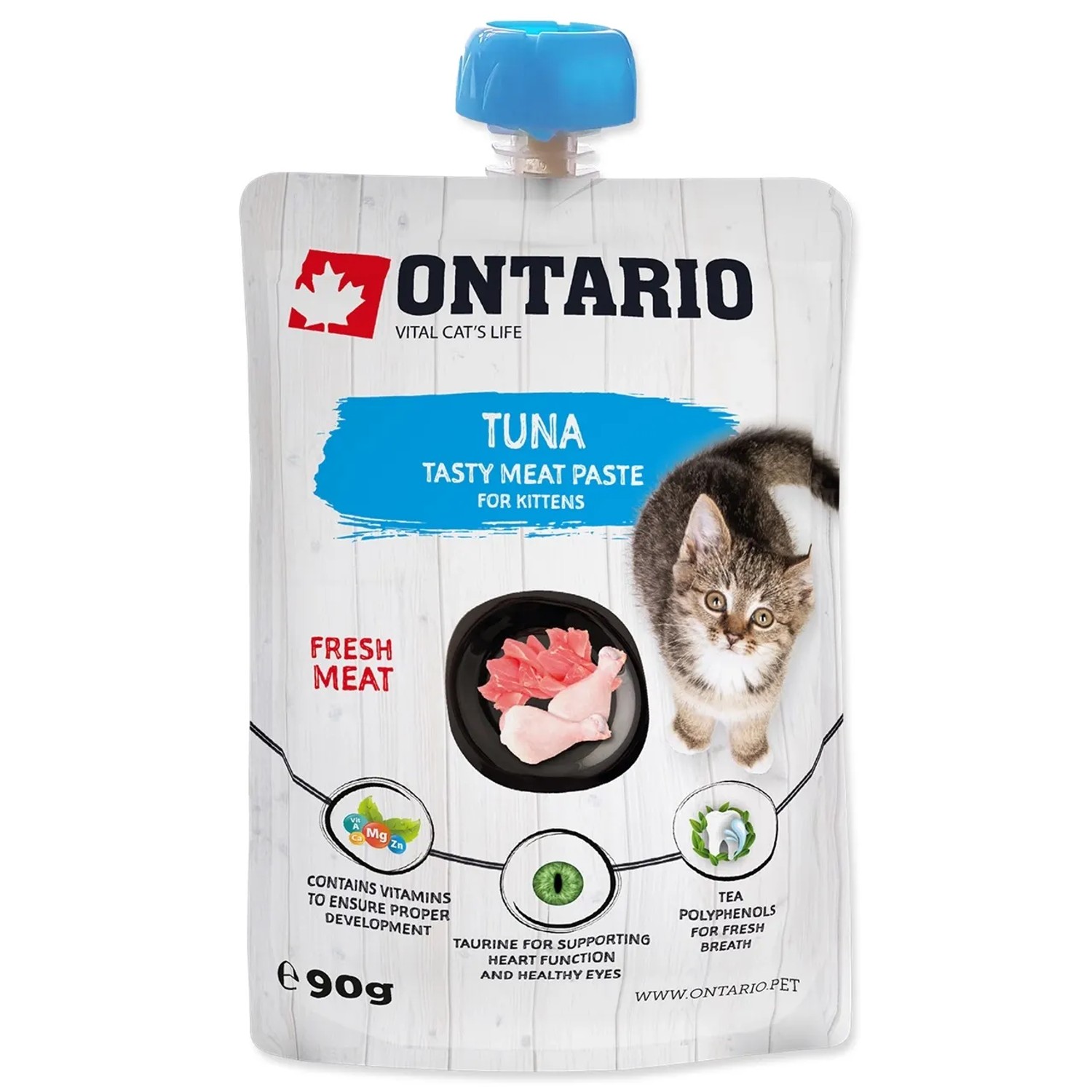 E-shop ONTARIO Pasta pre mačiatka Kitten z tuniaka 90 g
