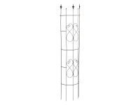 Špalier na popínavé rastliny Deko A polkruhový 150 cm čierny