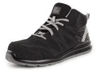 CXS Kotníková pracovní obuv TEXLINE MURTER S1P, černo-šedá, vel. 42