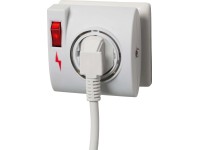 OBI Adaptér s prepäťovou ochranou a automatickým nočným svetlom