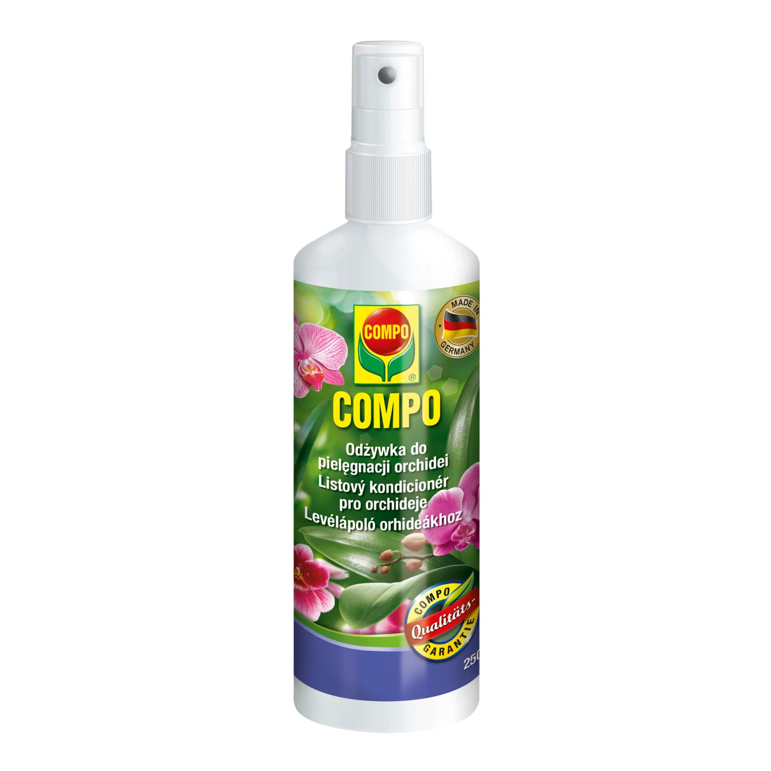 E-shop COMPO Starostlivosť o listy pre orchidey 250 ml