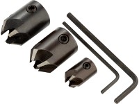 LUX-TOOLS Súprava nástrčných záhlbníkov HSS 12/19 mm pre vrták pr. 6/8/10 mm