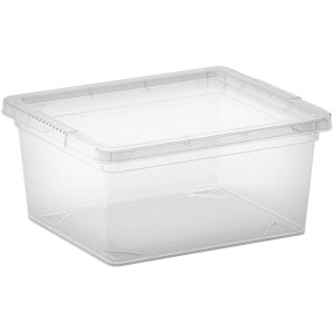 Priehľadný úložný box KIS C XXS s vekom, objem 2 litre.