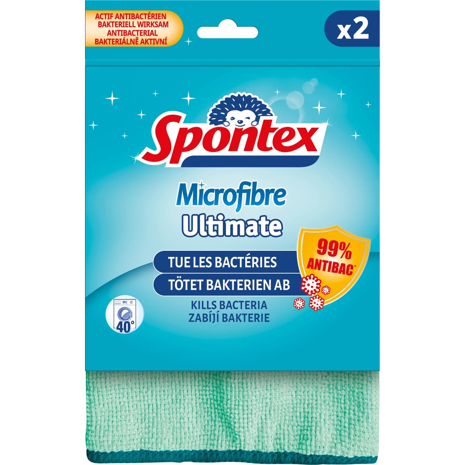 E-shop Spontex Microfibre Ultimate handrička, 2 ks