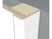 Uholníková lišta biela 28 mm x 28 mm dĺžka 2 600 mm