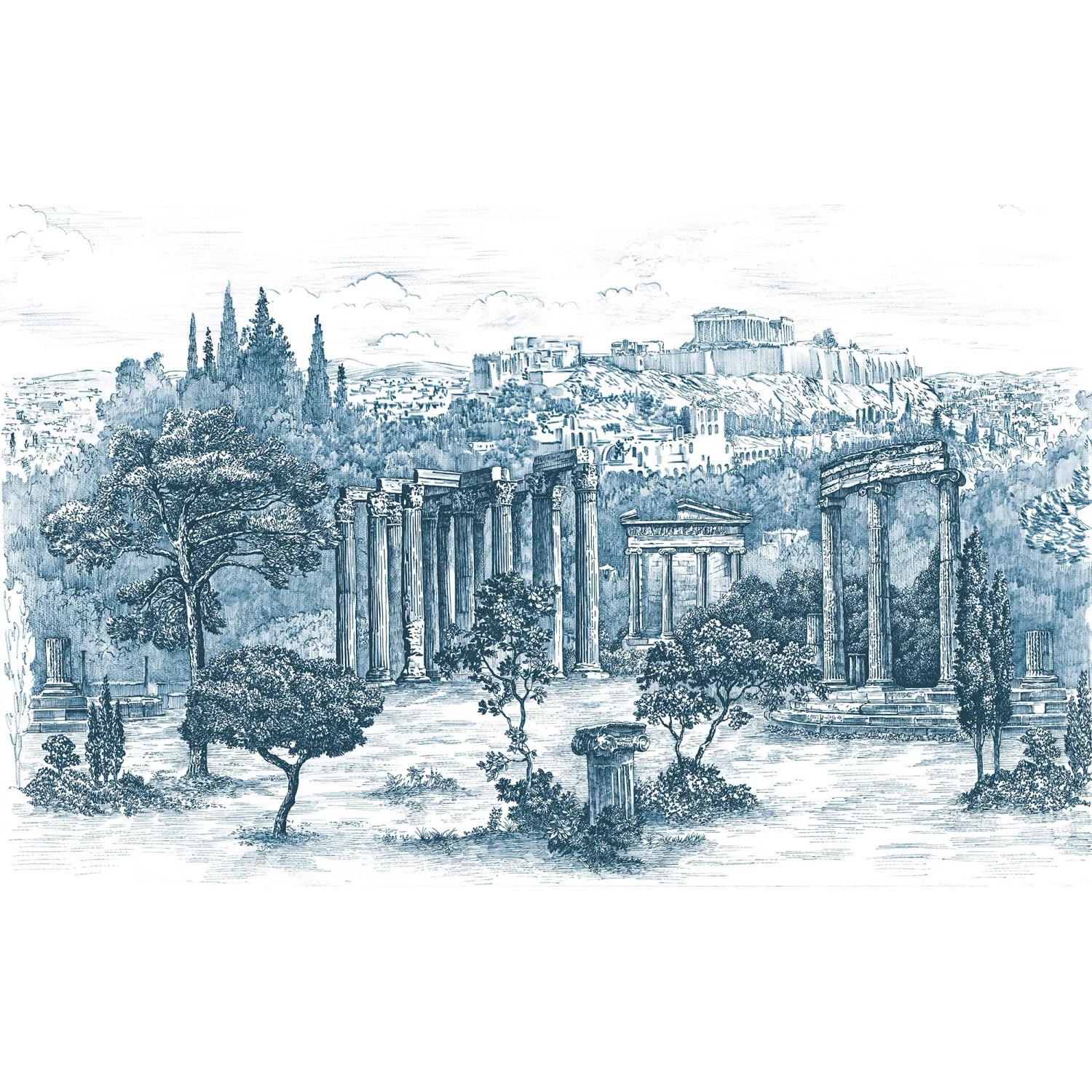 E-shop Komar Vliesová fototapeta Ruins 400 x 250 cm