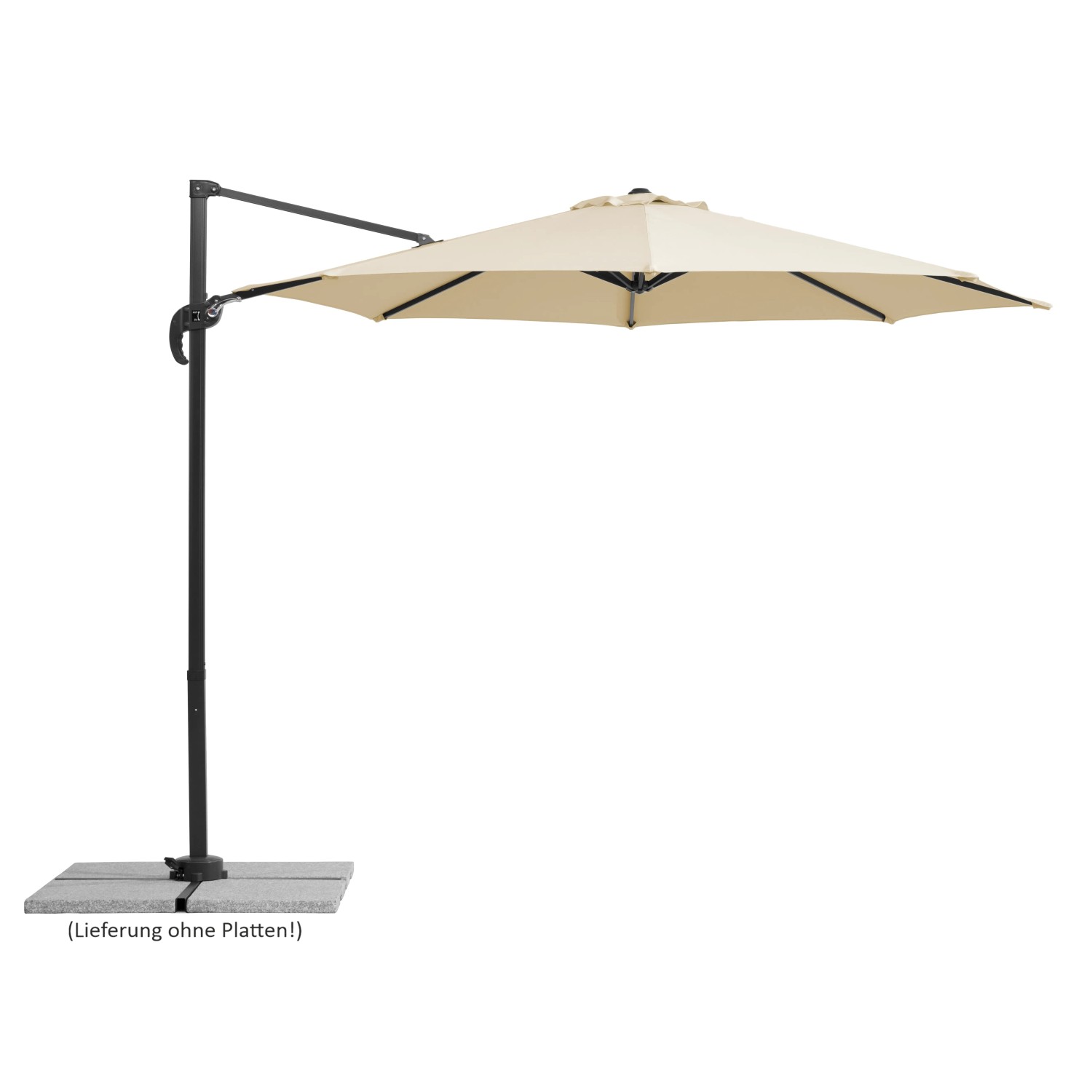 E-shop Schneider Slnečník Rhodos Junior prírodný pr. 300 cm