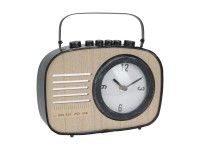 Koopman Stolové hodiny vintage rádio, 22 x 6 x 21 cm