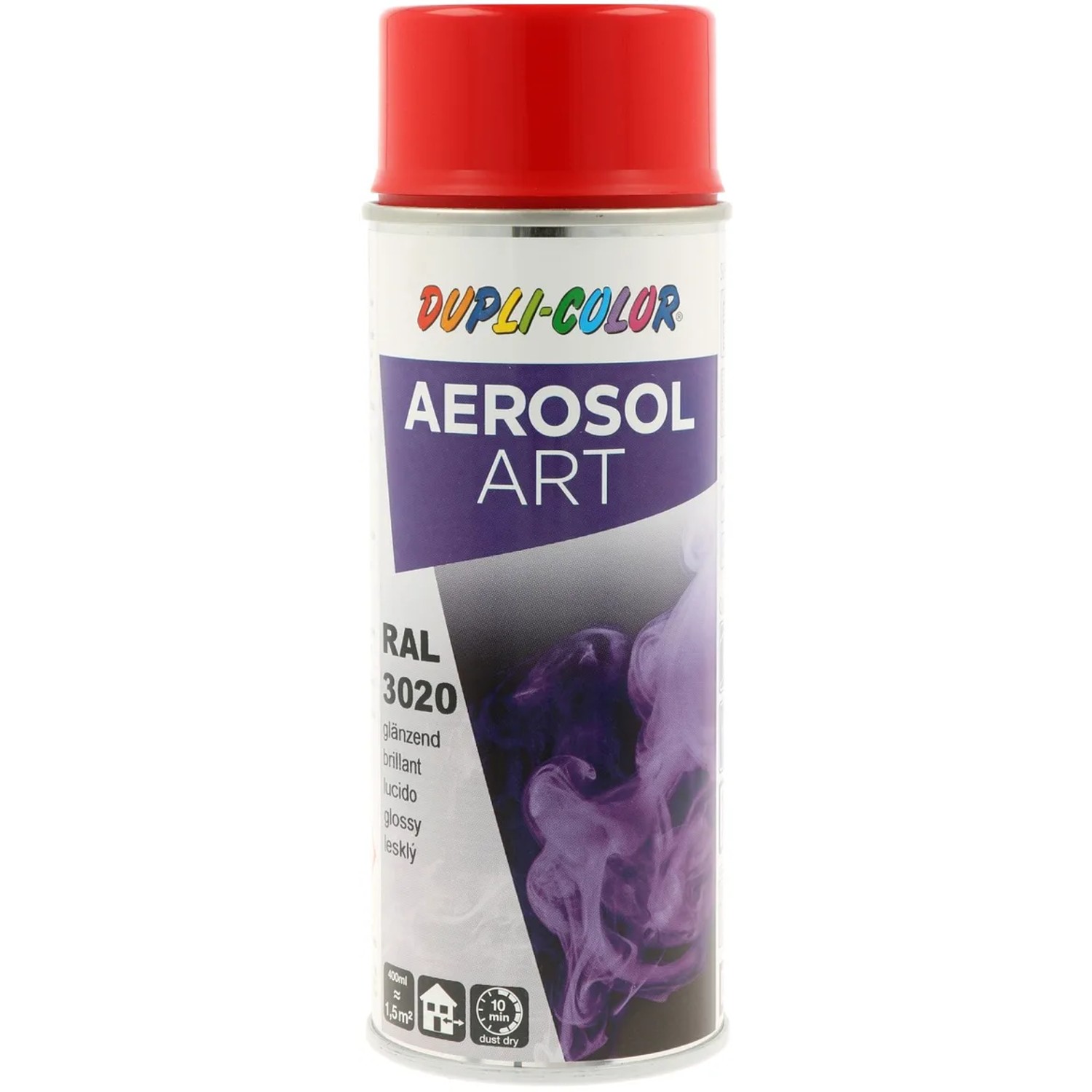 E-shop DUPLI-COLOR Lak v spreji AEROSOL ART (3020) dopravná červená 400 ml