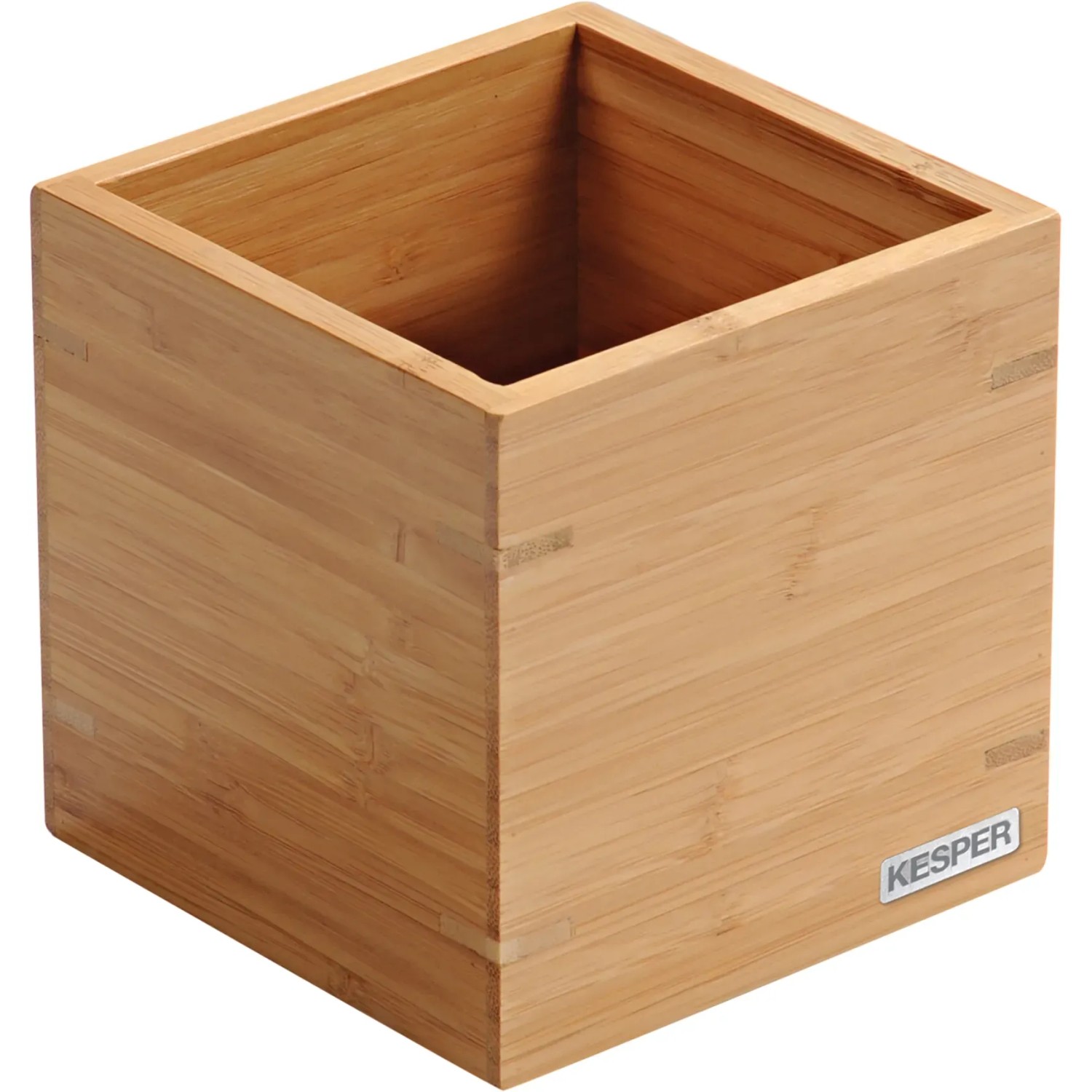E-shop KESPER Viacúčelový skladovací box bambusový 13 x 13 x 13 cm