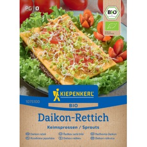 KIEPENKERL BIO Reďkovka Daikon (Raphanus sativus var. long.) na klíčenie 60g