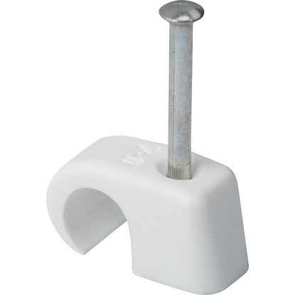 LUX Expresné príchytky pr. 7 mm - 11 mm biele, 10 ks