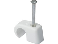 LUX Expresné príchytky pr. 7 mm - 11 mm biele, 10 ks