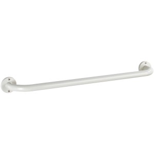 Wenko Basic držiak na uteráky, nerezová oceľ, biely, 60 cm, na montáž na stenu.