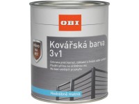 OBI Kováčska farba 3v1 hodvábne matná strieborná 375ml