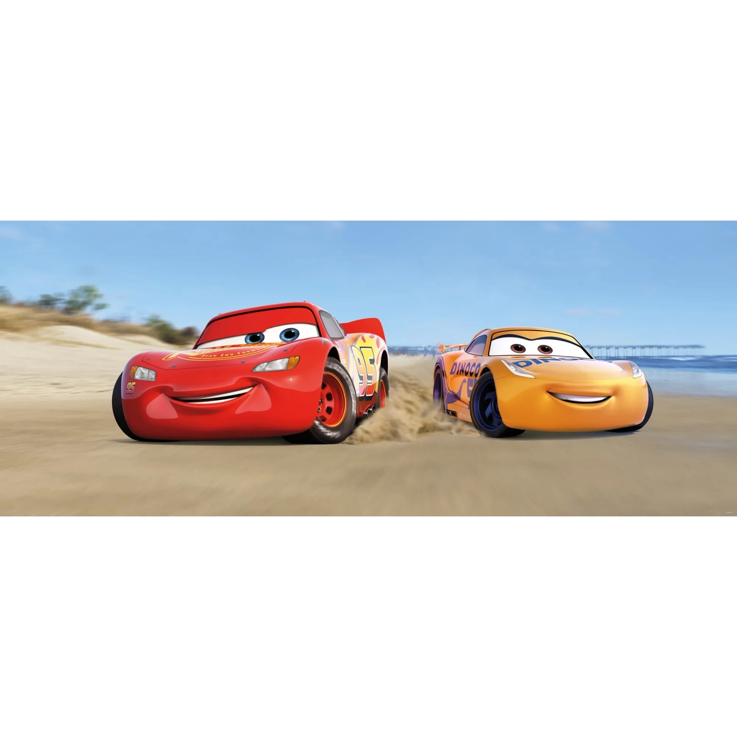 E-shop Komar Vliesová fototapeta Autá 3 Beach 100 x 250 cm