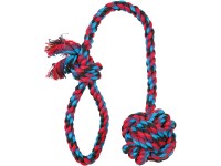 Jollypaw Hracie lano so zapletenou loptičkou priemer 7 cm x 50 cm Jollypaw Hracie lano so zapletenou loptičkou priemer 7 cm x 50 cm