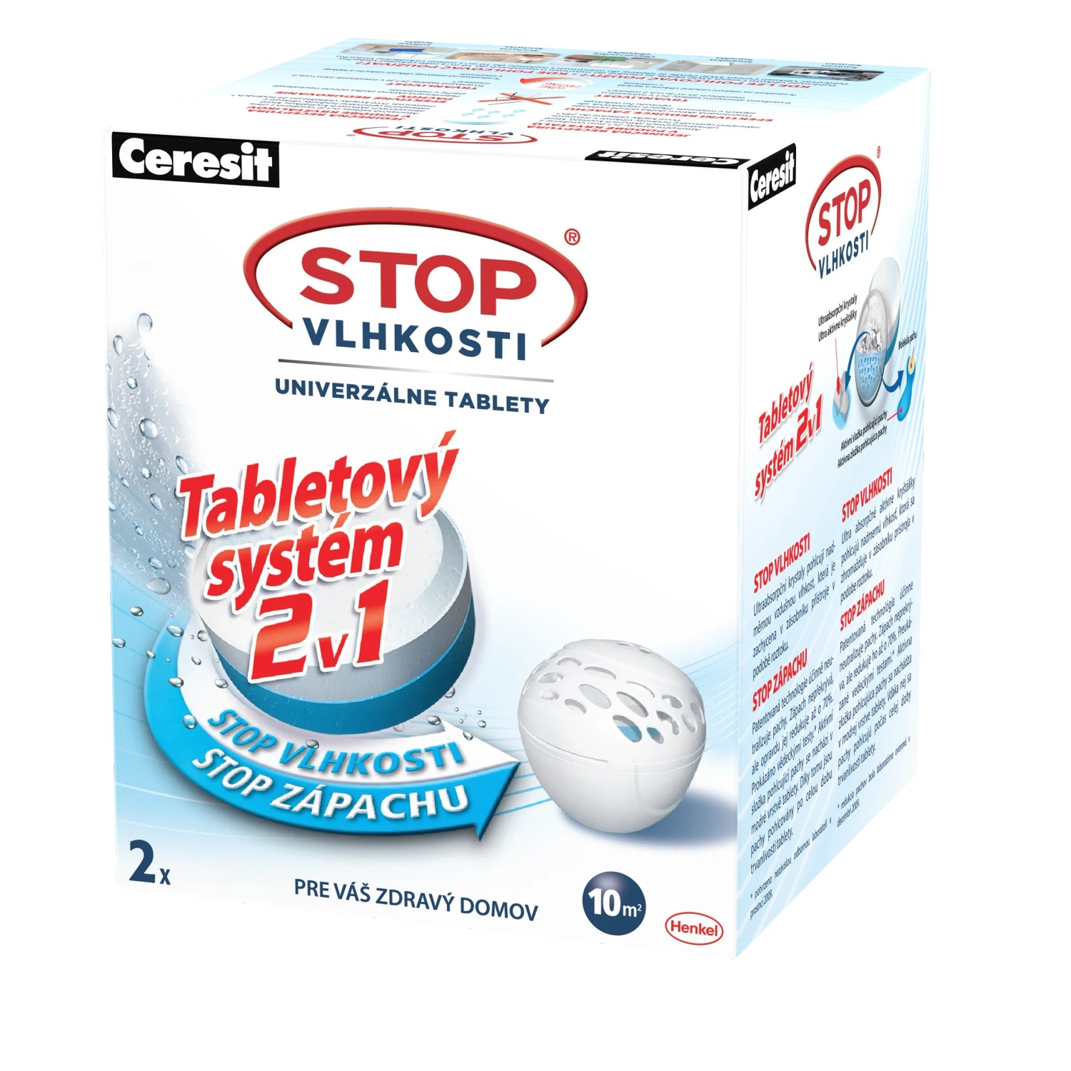 E-shop Ceresit STOP vlhkosti Pearl náplň, 2v1, 2 x 300 g