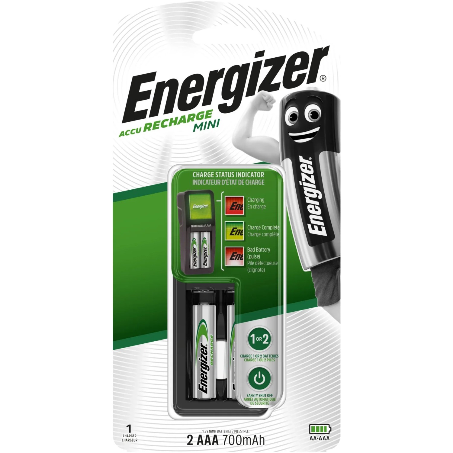 E-shop Energizer Nabíjačka batérií ACCU RECHARGE MINI