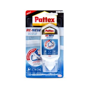 Pattex Re-New silikónový tmel na obnovu silikónových škár.