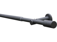 Gardinia Cylinder Elba na 1 tyč na pr. 16/19 mm odtieň kamennej sivej
