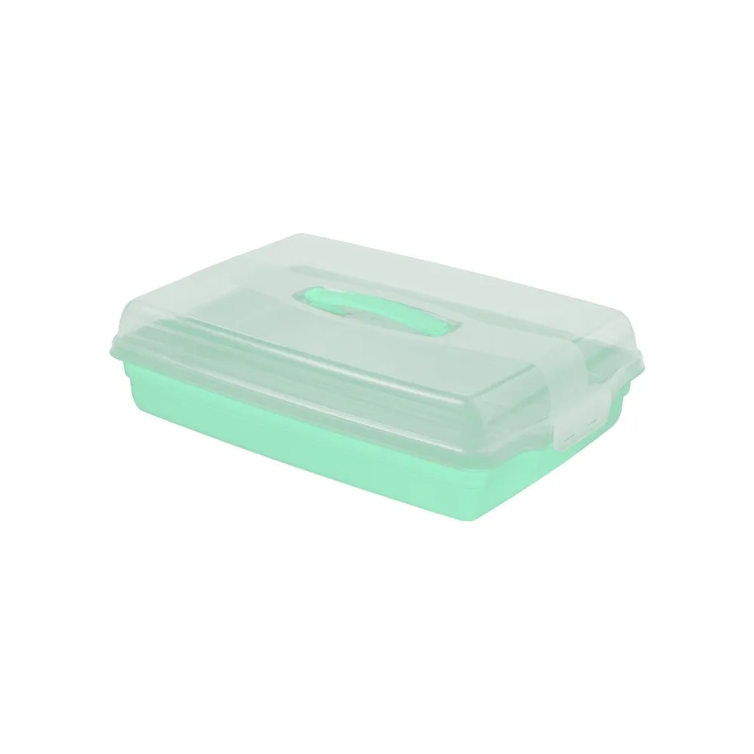 E-shop Curver Dóza Party box s poklopom mint, 45 x 11 x 30 cm