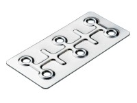 Hettich Spojovacia doštička, pozinkovaná, 86 x 40 mm