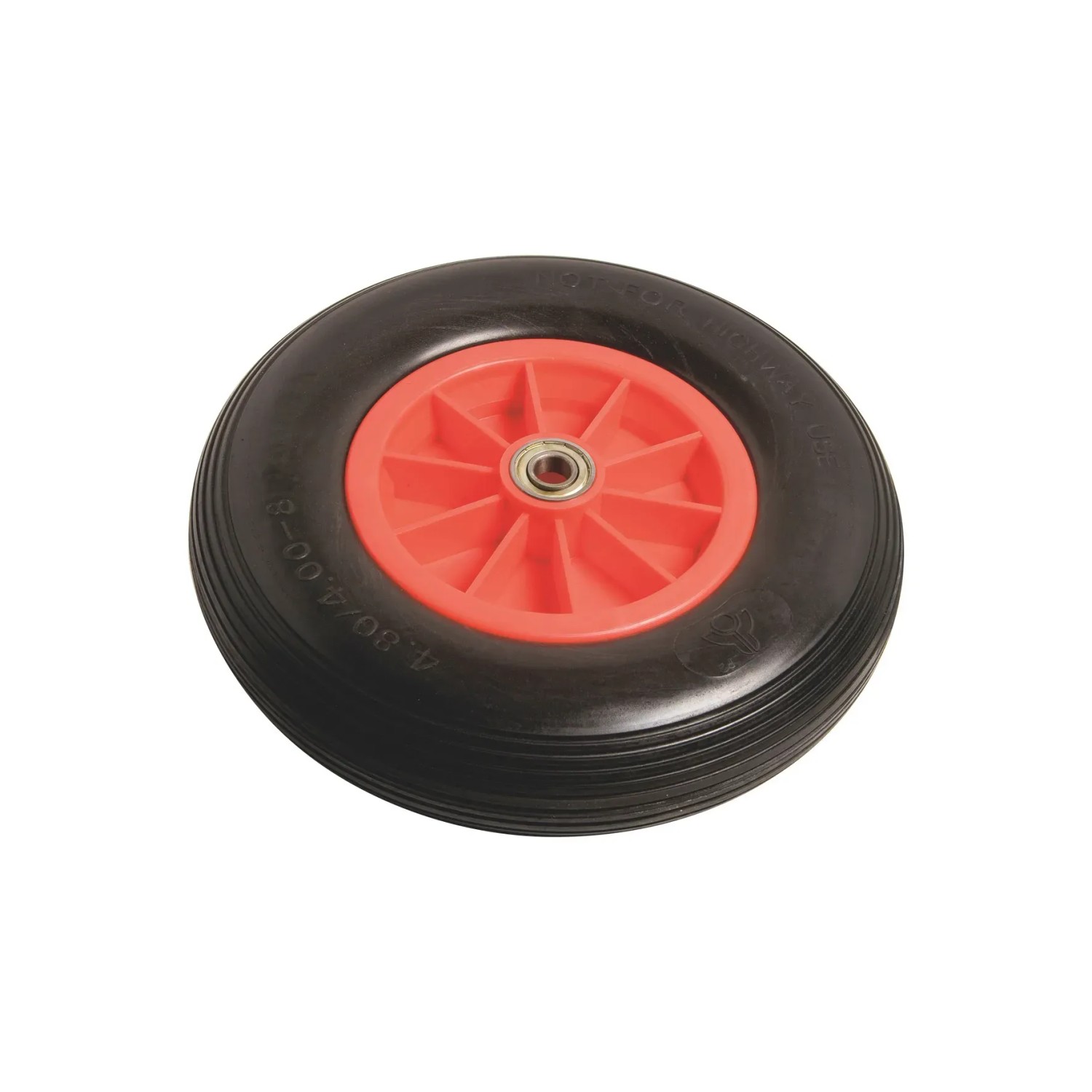 E-shop OBI Koleso s pneumatikou a drážkovým vzorom, pr. 400 mm, 100 kg, červeno-čierna