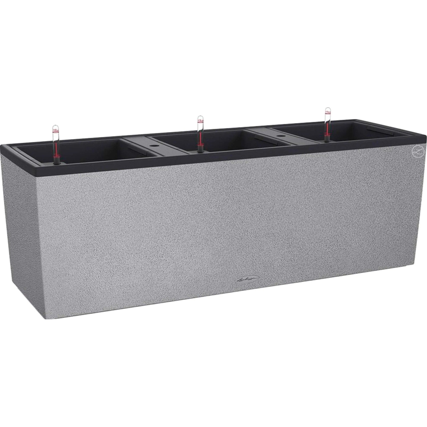 E-shop Lechuza Truhlík Trio Stone 30 sivý, 1000 x 325 x 345 mm