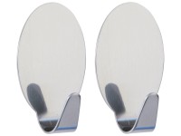 Wenko Maxi háčik nerezová oceľ lesklá, 2 ks Wenko Maxi háčik nerezová oceľ lesklá, 2 ks