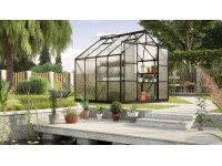 Vitavia Skleník Uranus 6700 HKP 4 mm čierny práškovo lakovaný 257 x 258 cm