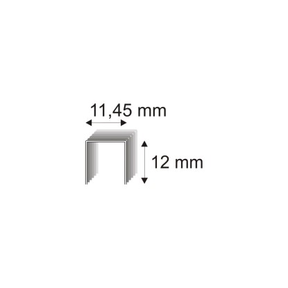 RON Spony čalúnnické 530/12 M, dĺžka 11,45 x 12 mm, 5000 ks